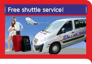 Italian Parking Free shuttle service- TRN international Airport